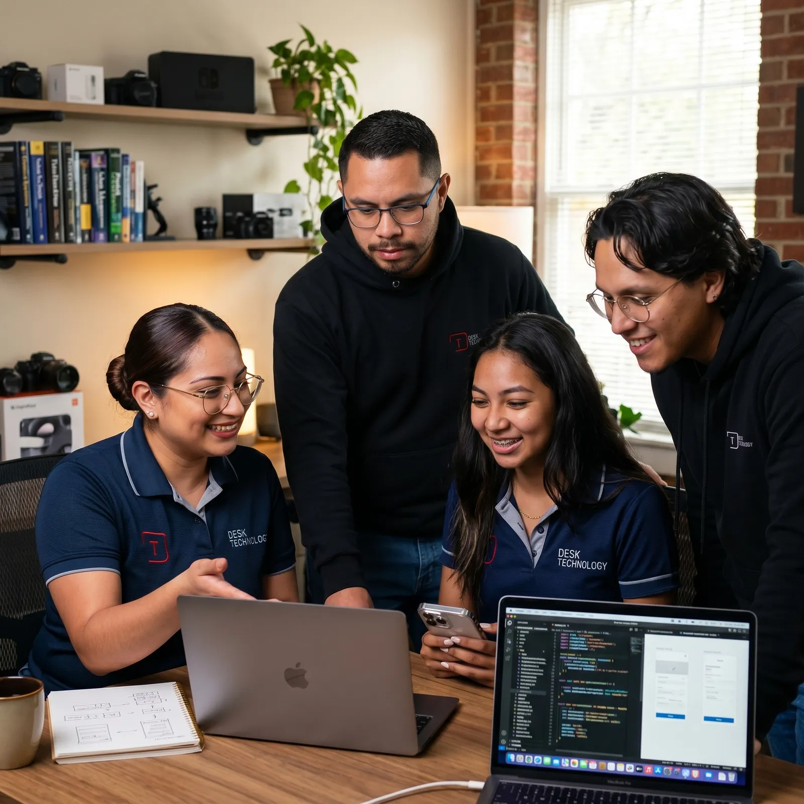 Desk Technology team — Christian, Karla, Suany and Luis in Lawrenceville, GA